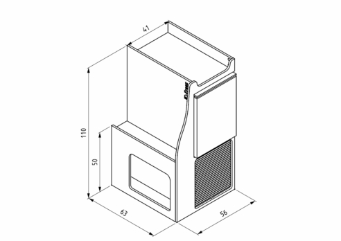 Dimensions meuble frigo pour van par ID CAMP