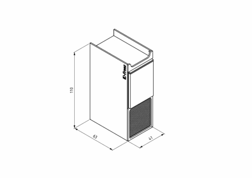 Dimensions du module frigo pour van par id camp